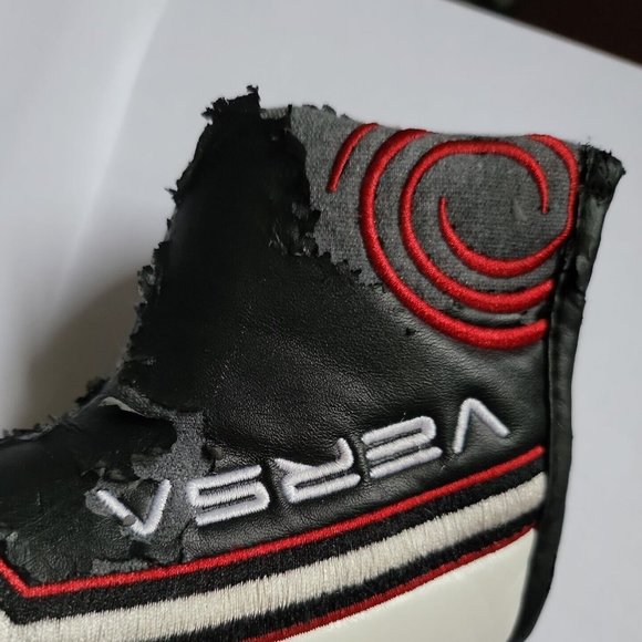 Odyssey Golf Versa Blade Putter Headcover Golf Club Black/White Head Cover - Picture 5 of 9